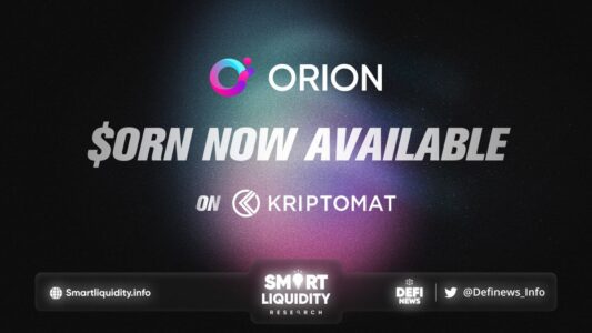 Orion $ORN now available in Kriptomat