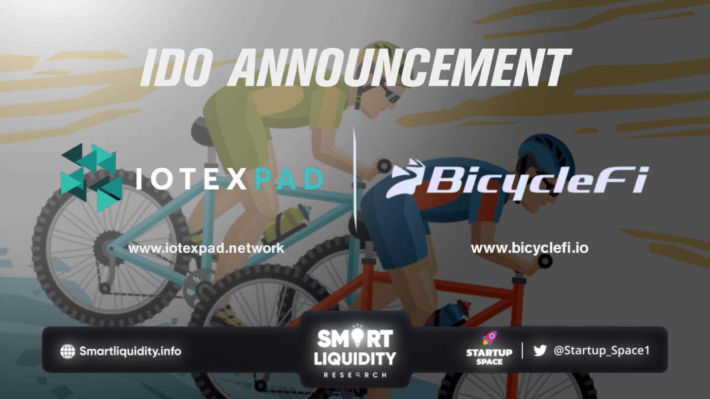 BicycleFi Initial DEX Offering (IDO) on IoTeXPad