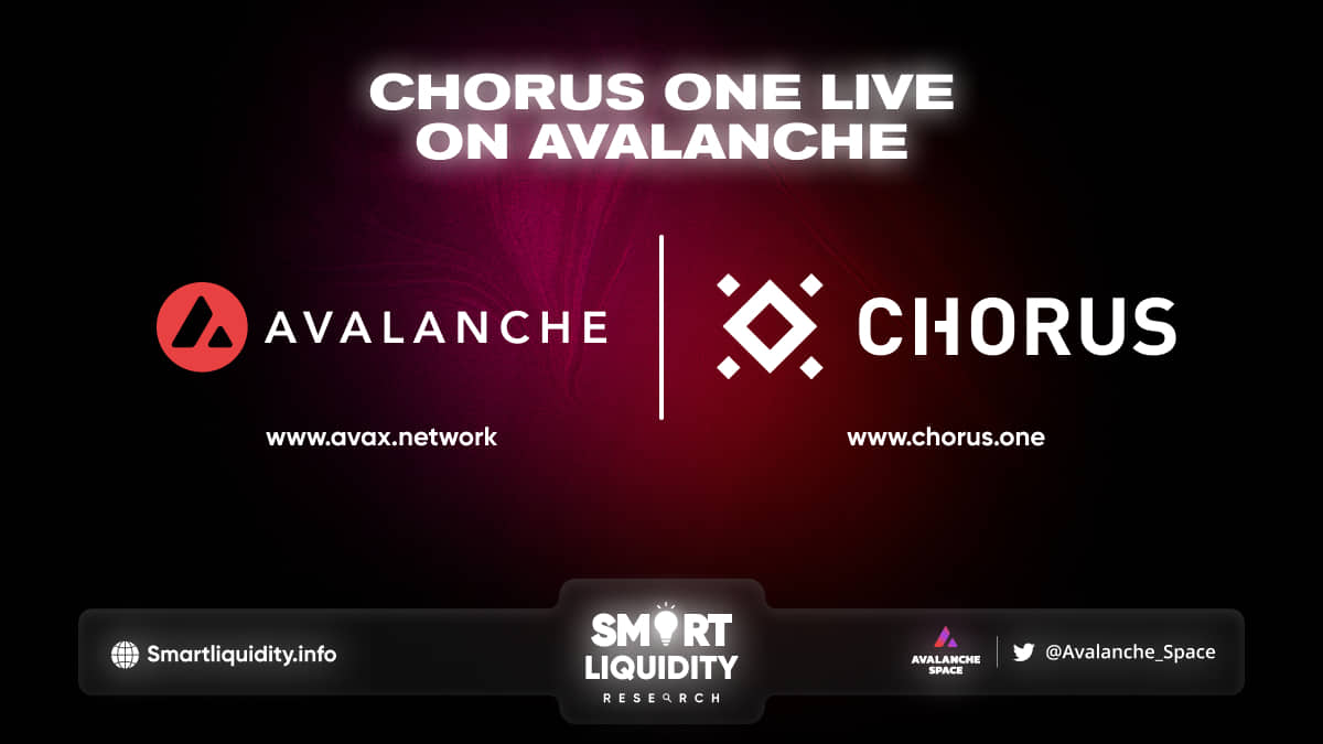 Chorus One Live on Avalanche