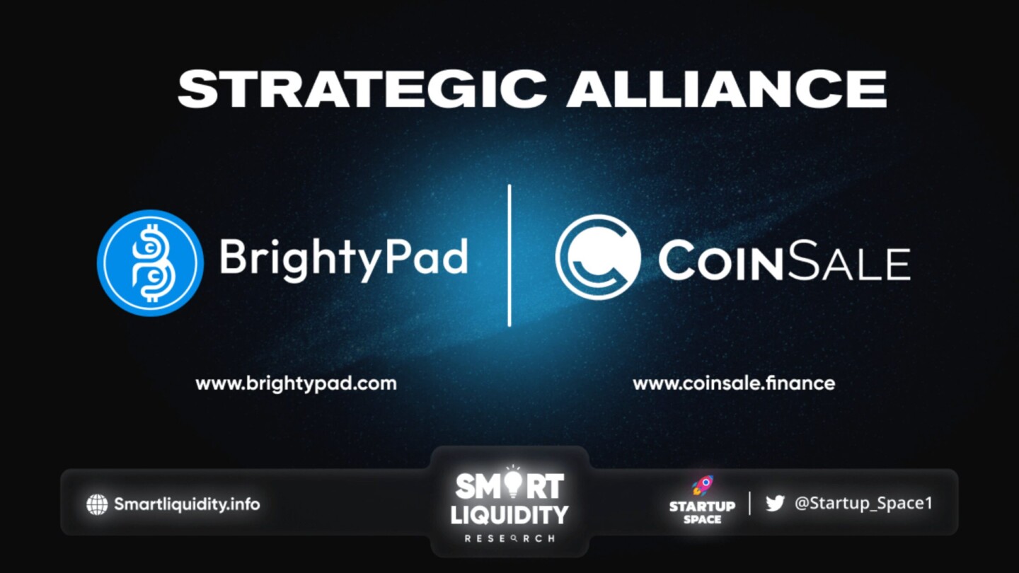 BrightyPad and CoinSale Collaboration!