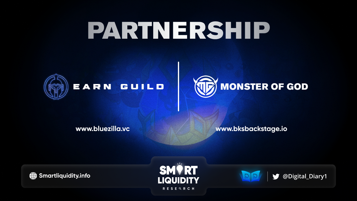 Earn Guild partners X Monster of God Partnership