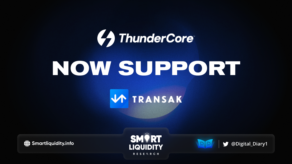 ThunderCore Now Supports Transak
