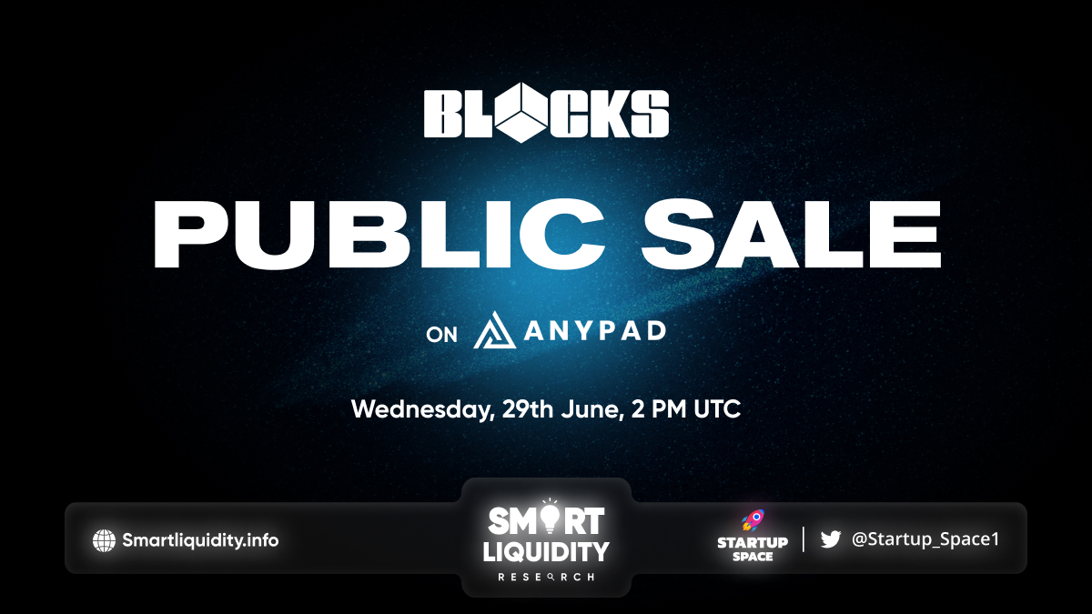 BLOCKS Upcoming Public Sale on Anypad!