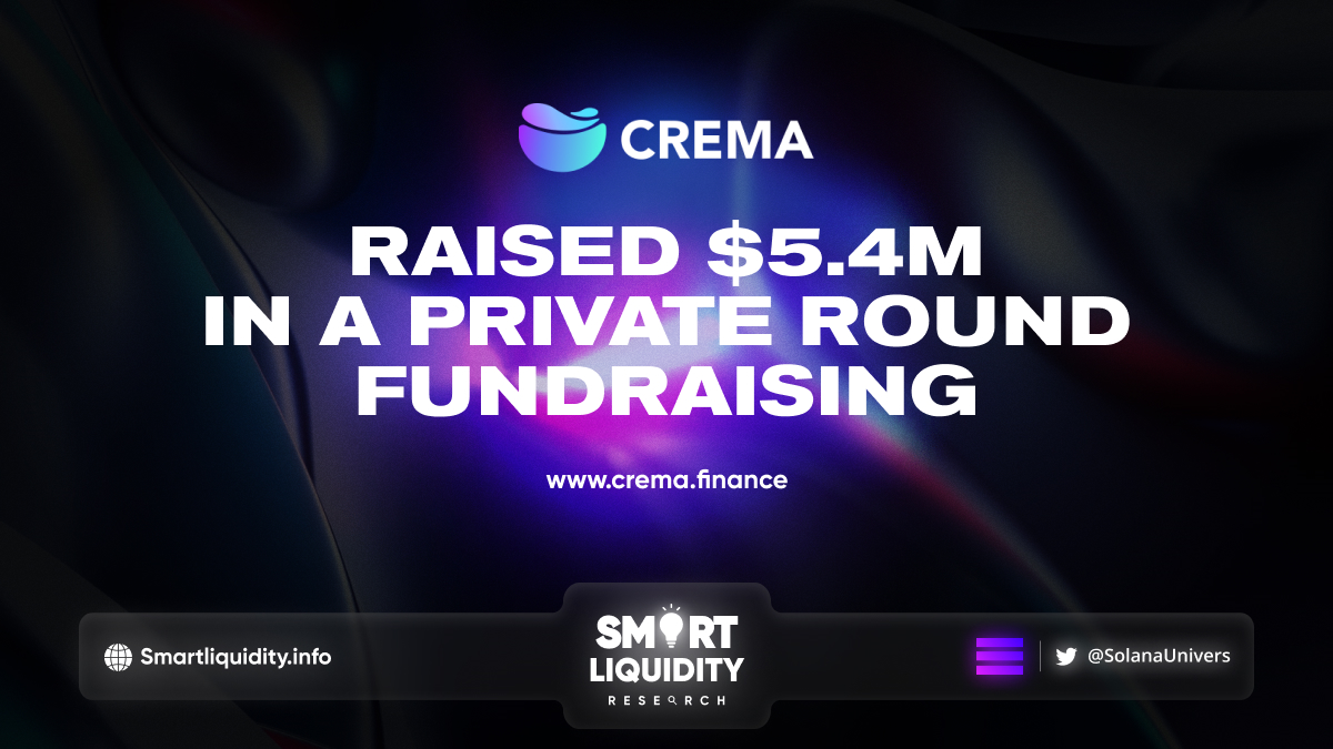 Crema Finance Raised $5.4M in Private Round Fundraising
