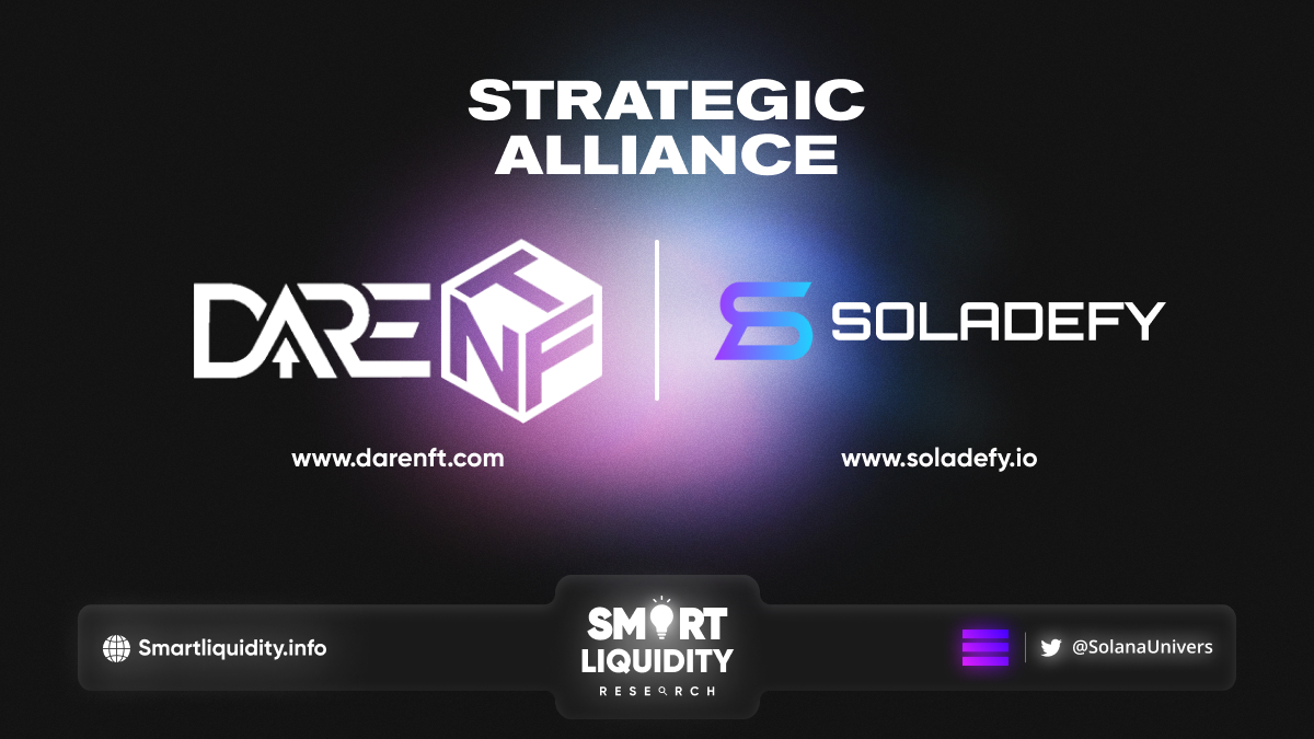 DareNFT Strategic Alliance with Soladefy