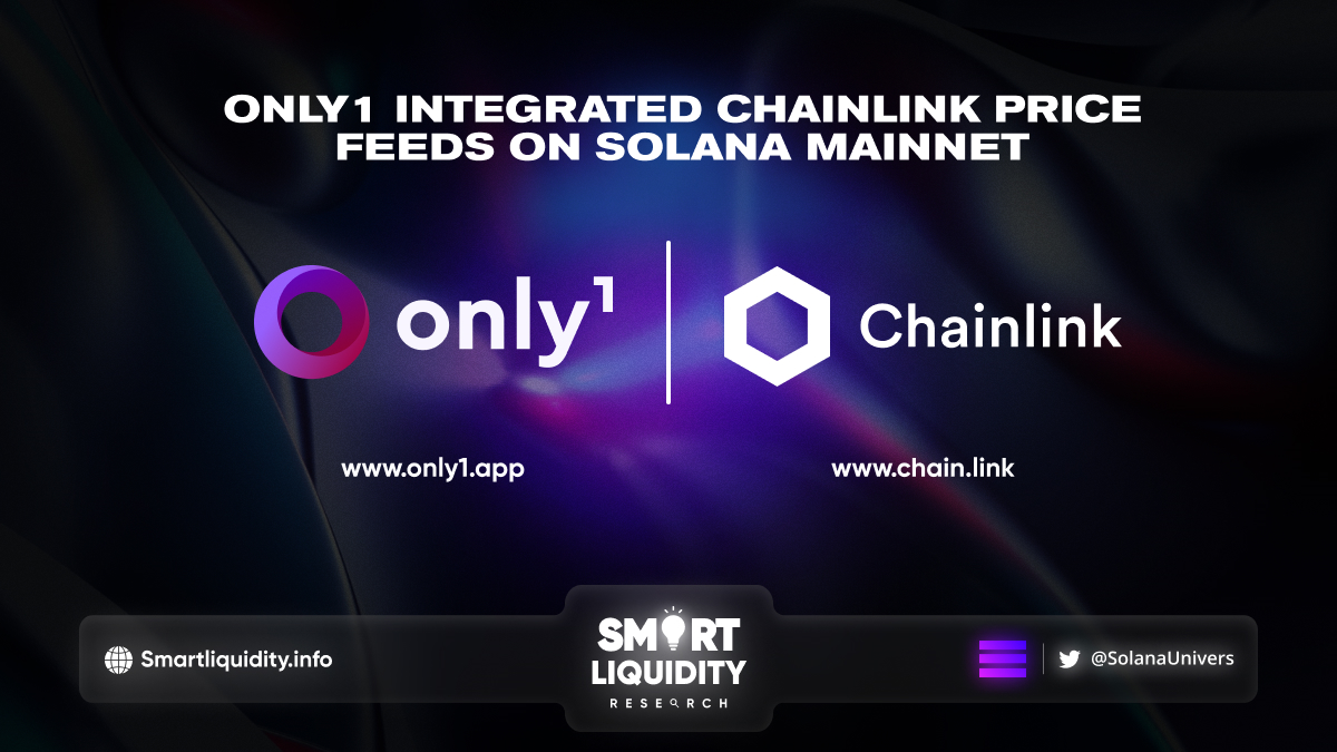 Only1 Integrated ChainLink Price Feeds on Solana Mainnet