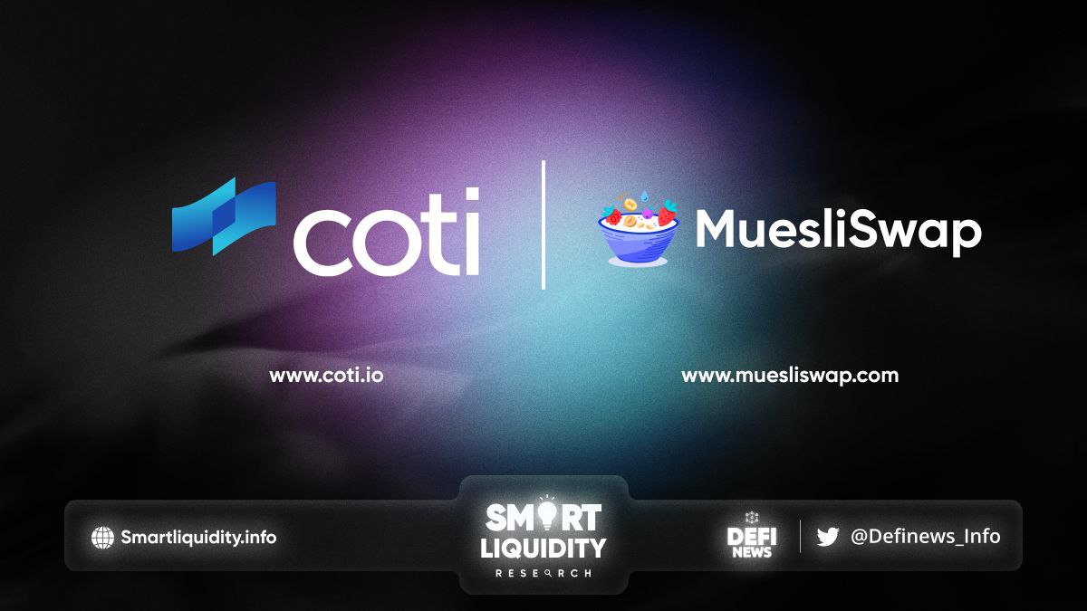 COTI Network partners with MuesliSwap