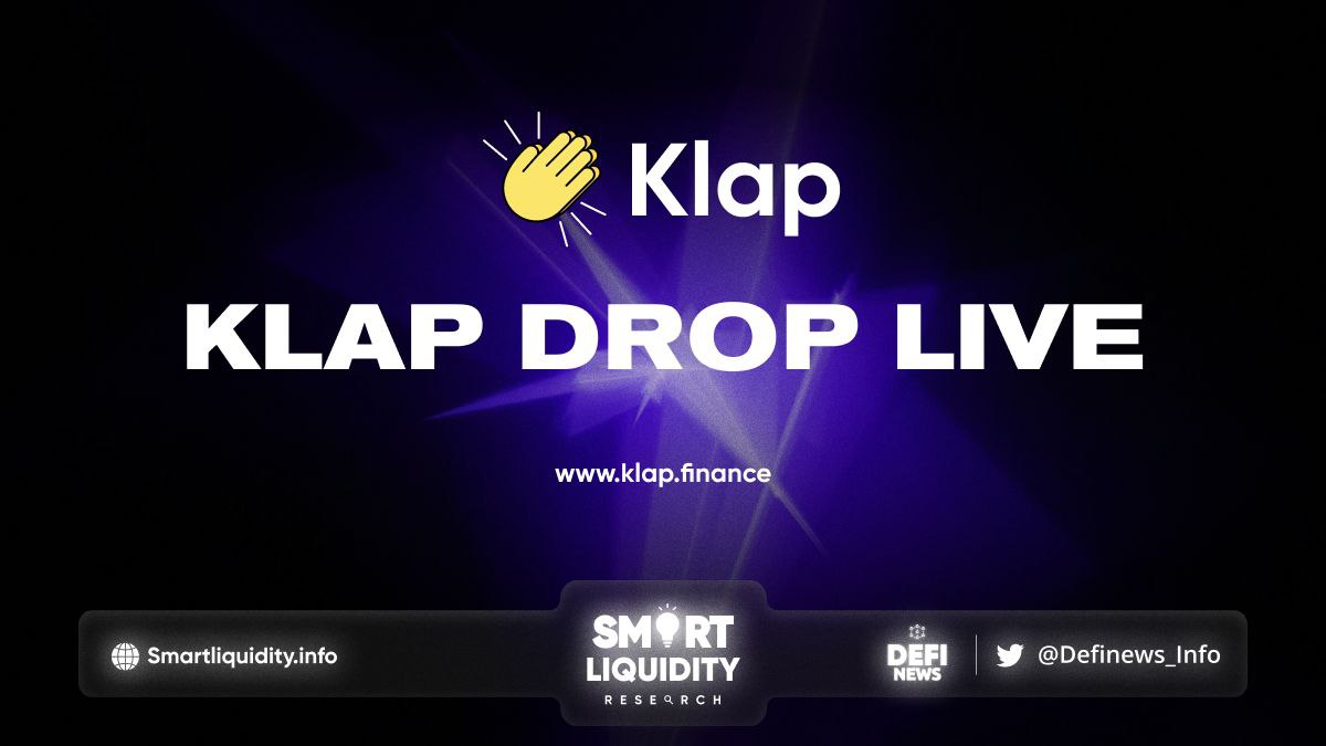 Klap Finance Lock Drop live