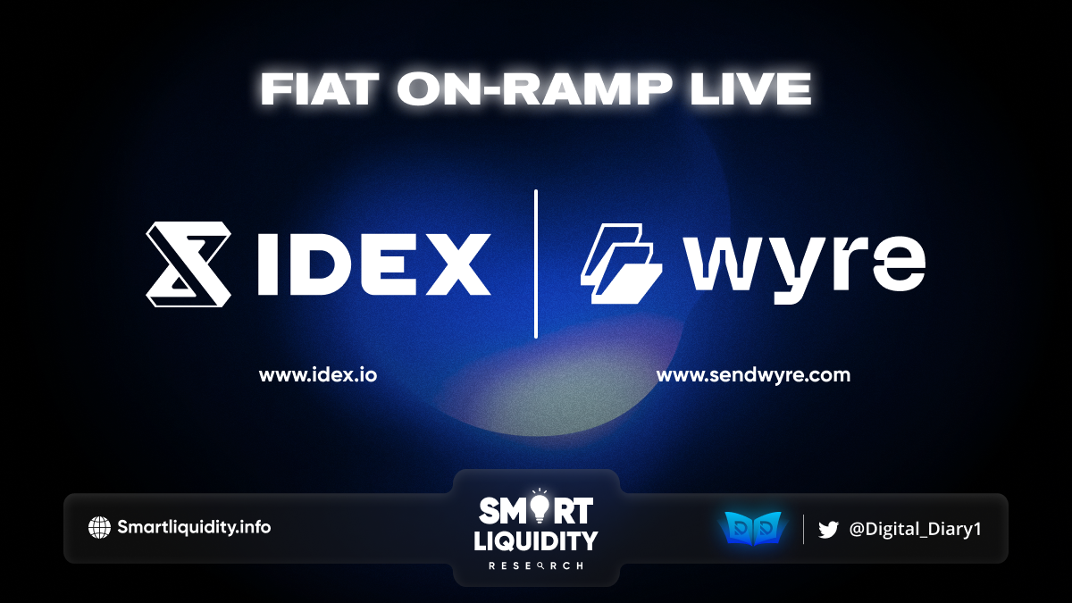 IDEX Fiat On-Ramp with Wyre