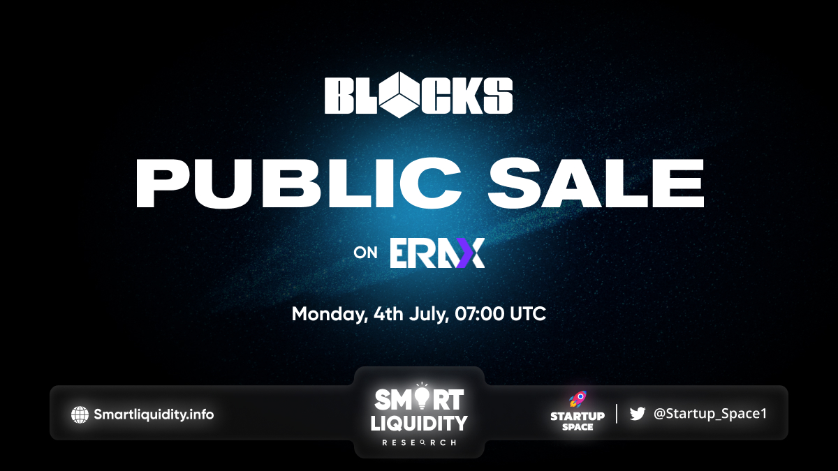 BLOCKS Upcoming Public Sale on ERAX