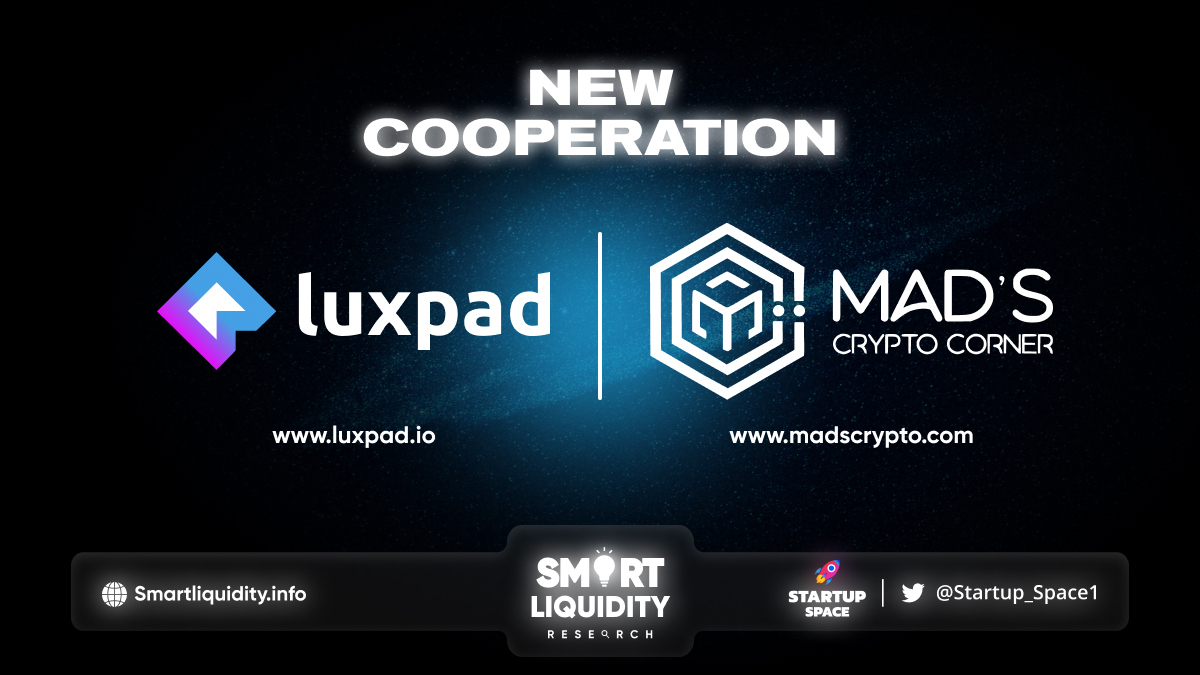 Mad’s Crypto Corner Partners with Luxpad!