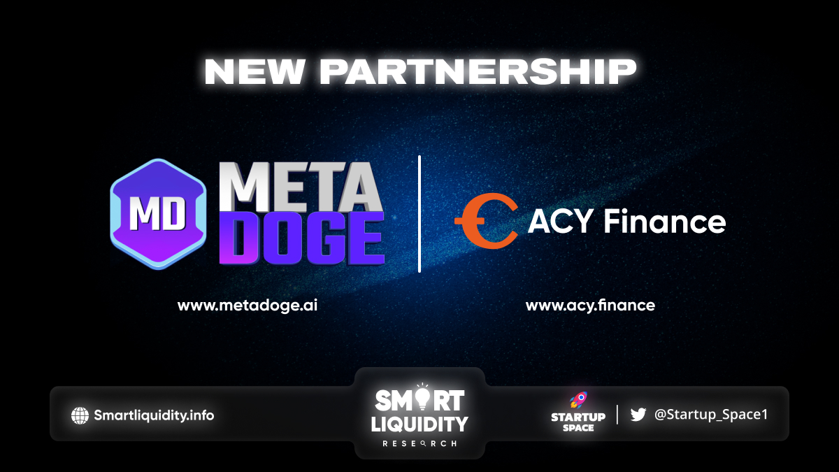 MetaDoge Partnership with ACY Finance!