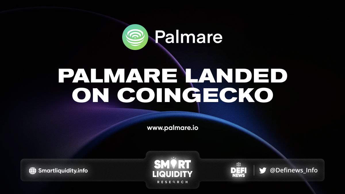 Palmare Now Listed On Coingecko
