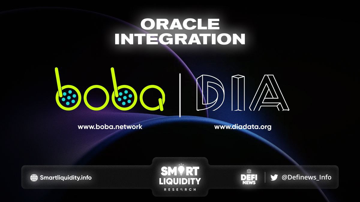 DIA’s Oracles Live on Boba Testnet