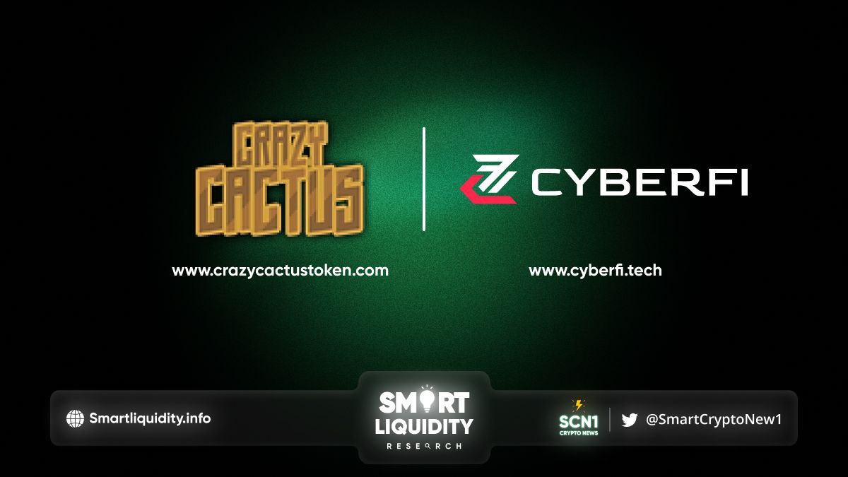 Crazy Cactus Partners with CyberFi