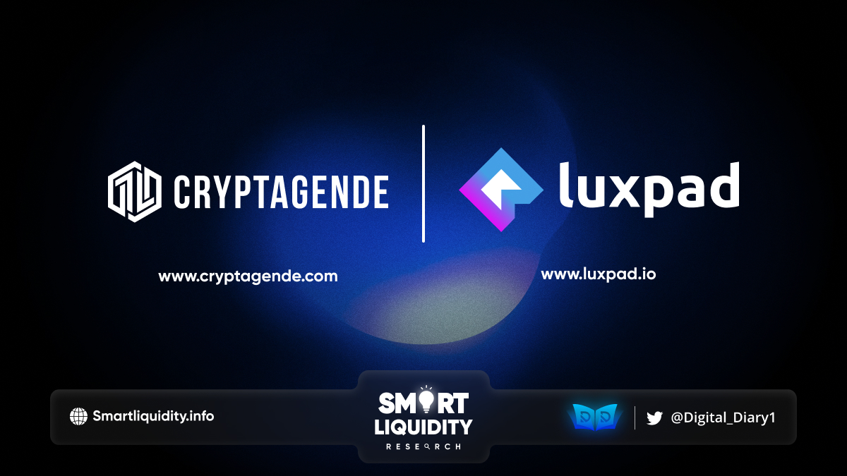 Luxpad x Cryptagende Strategic Partnership