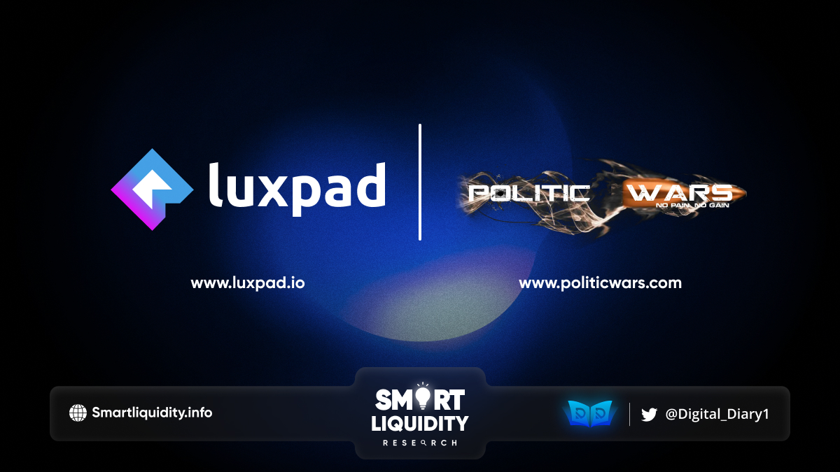 Politic Wars x LuxPad Partnership