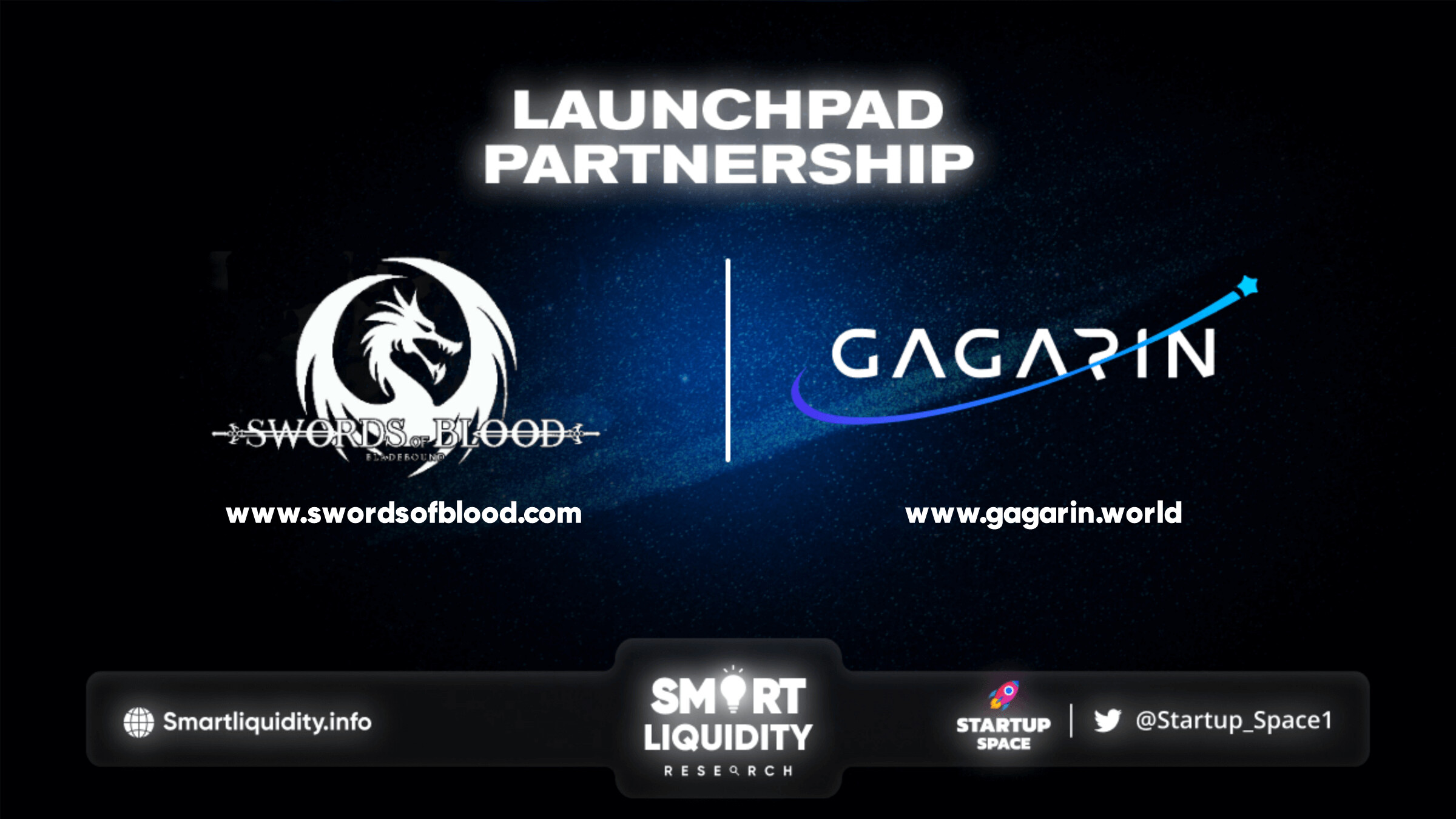 GAGARIN Launchpad Partnership with Swords Of Blood