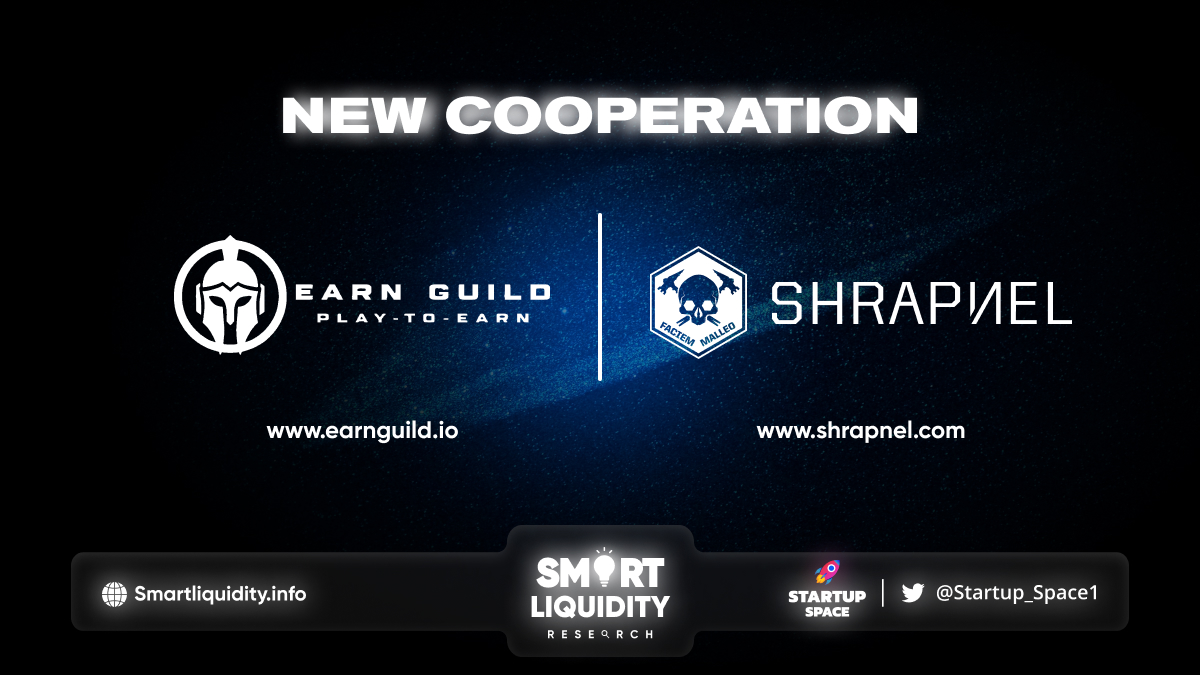 Earn Guild Strategic Partnership with Shrapnel!