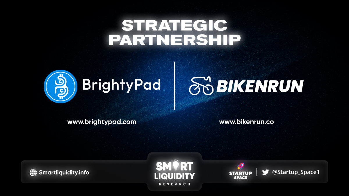 BrightyPad Strategic Partnership with Bike n Run!