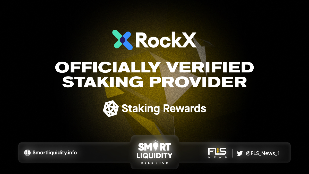 RockX Officially Verified Staking Provider