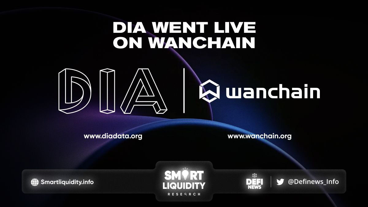 DIA Live on Wanchain