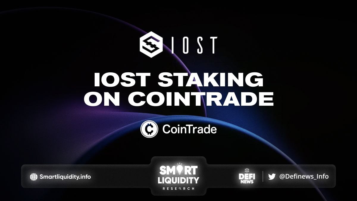 IOST Staking On CoinTrade Begins