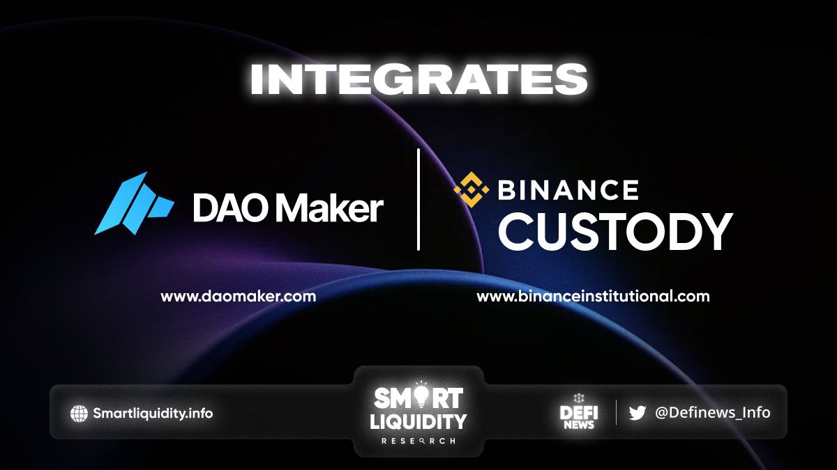 DAO Maker Integrates with Binance Custody