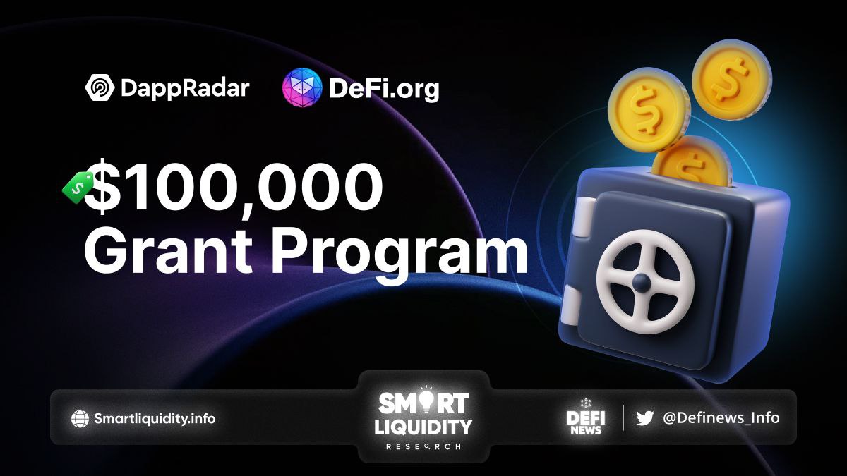 DeFi.org and DappRadar $100k Grant