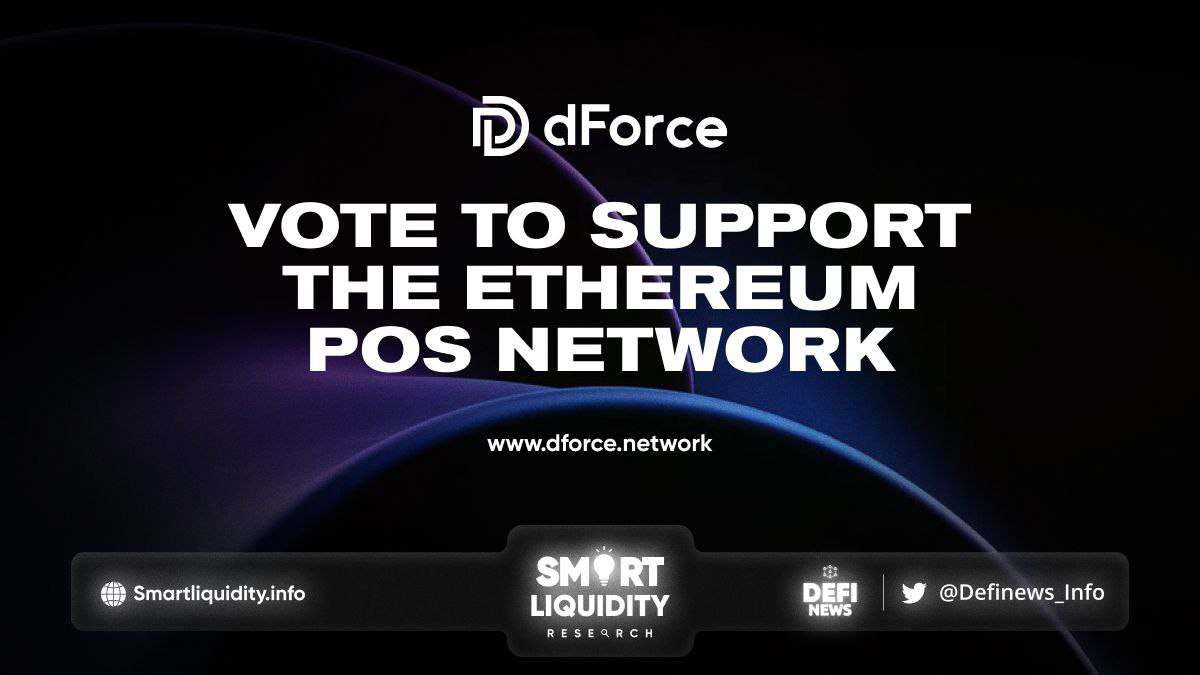 dForce Vote To Support Ethereum
