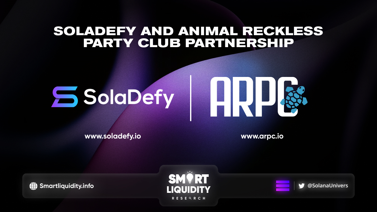 SolaDefy Partnership with Animal Reckless Party Club