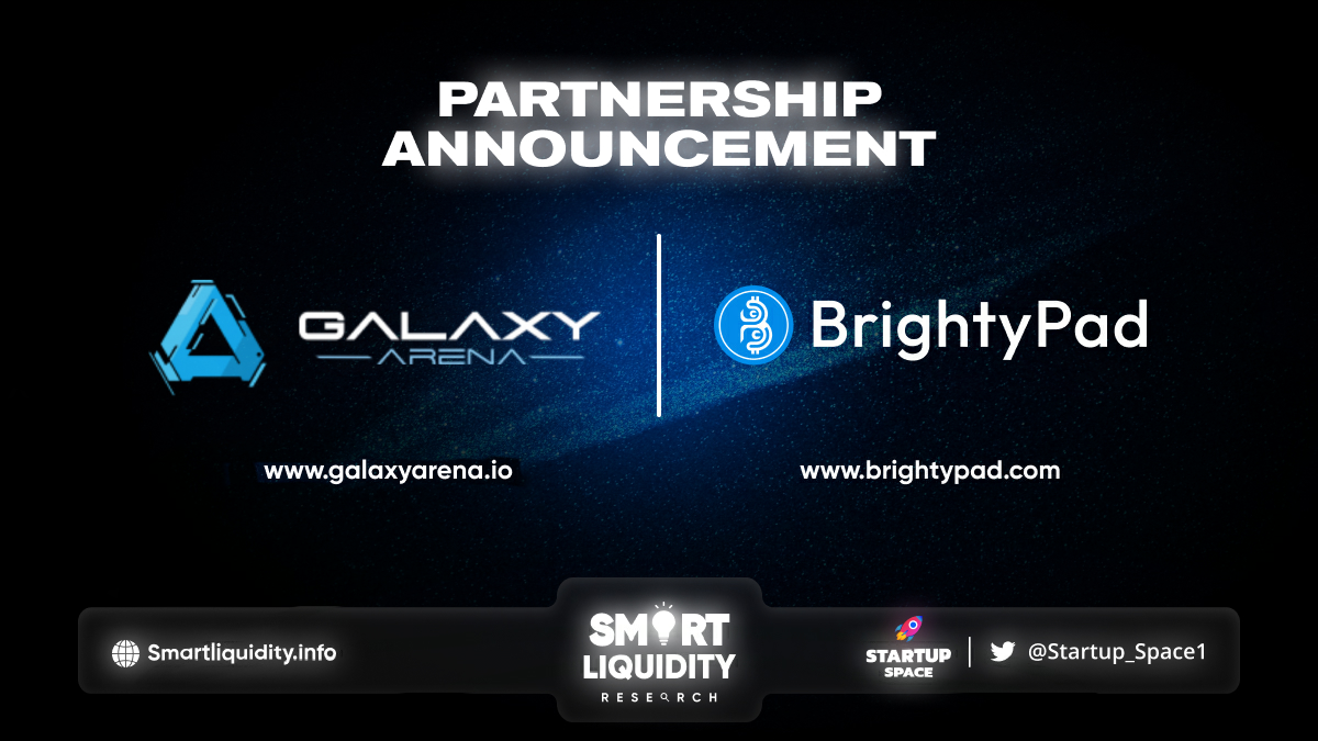 Galaxy Arena Partnership with BrightyPad