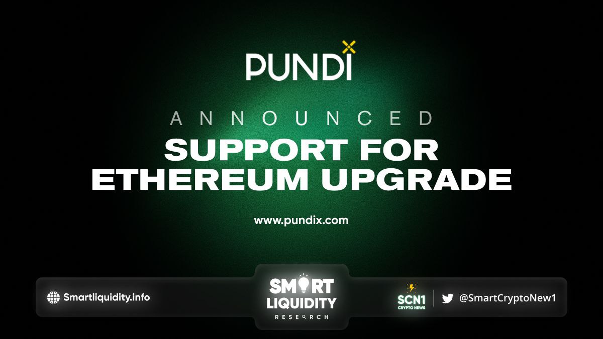 PUNDI X SUpport Ethereum Upgrade