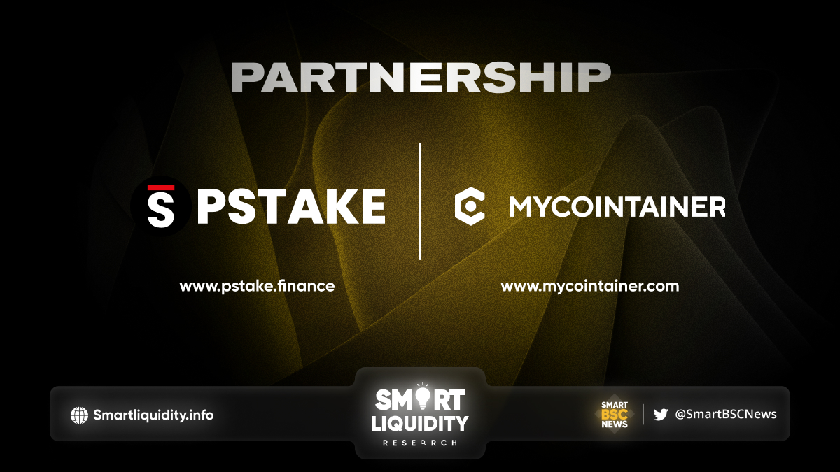 pStakeFinance Partnership with MyContainer