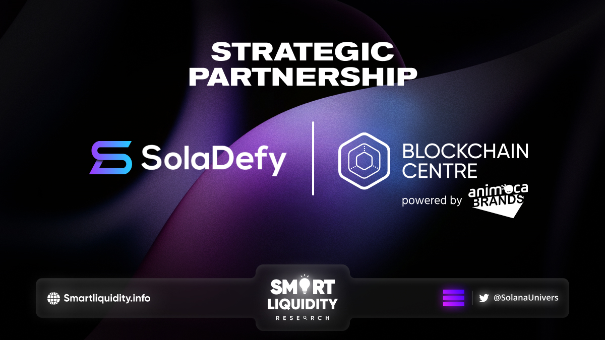 SolaDefy Partnership with BlockchainCenter