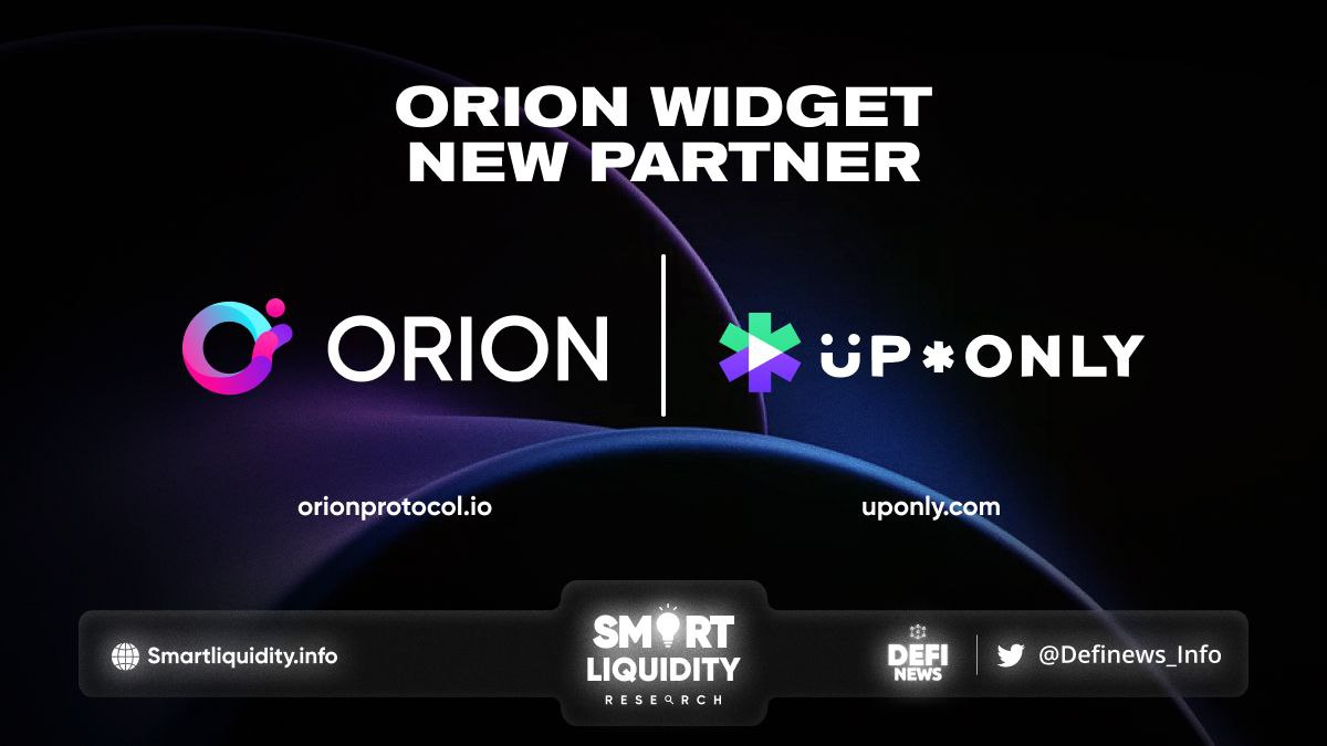 UpOnly Integrates Orion Swap Widget