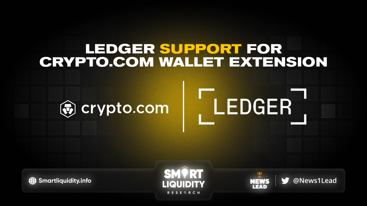 Ledger Supports Crypto.com Wallet
