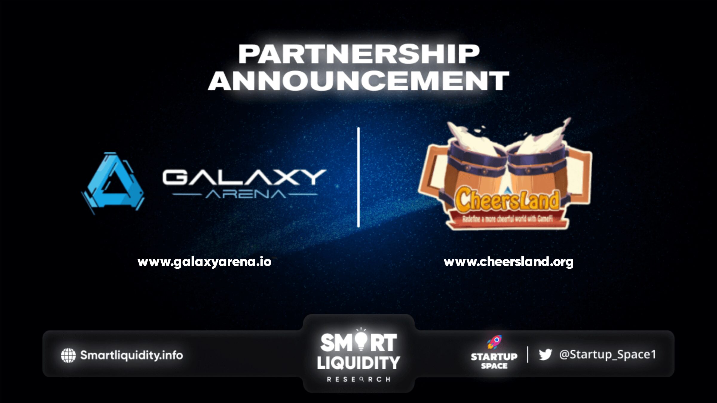 Galaxy Arena Partnership with CheersLand