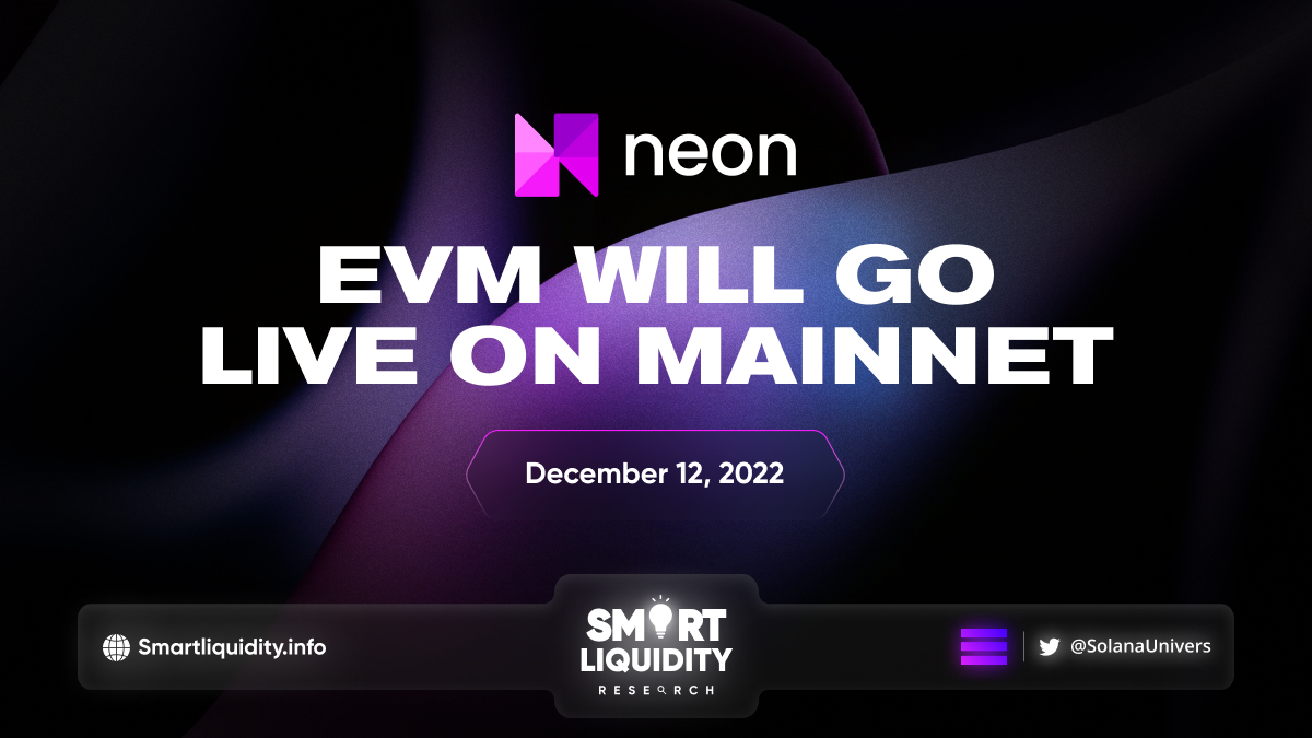 Neon EVM will go Live on Mainnet