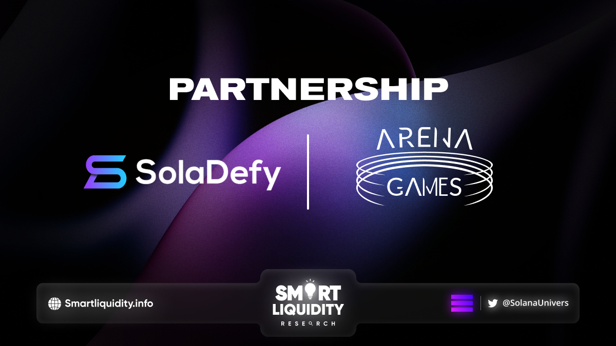 SolaDefy Partnership with Arena Games