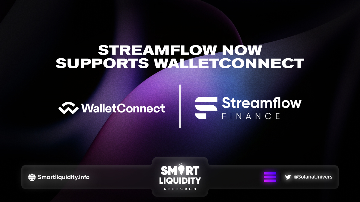 WalletConnect Supported by Streamflow