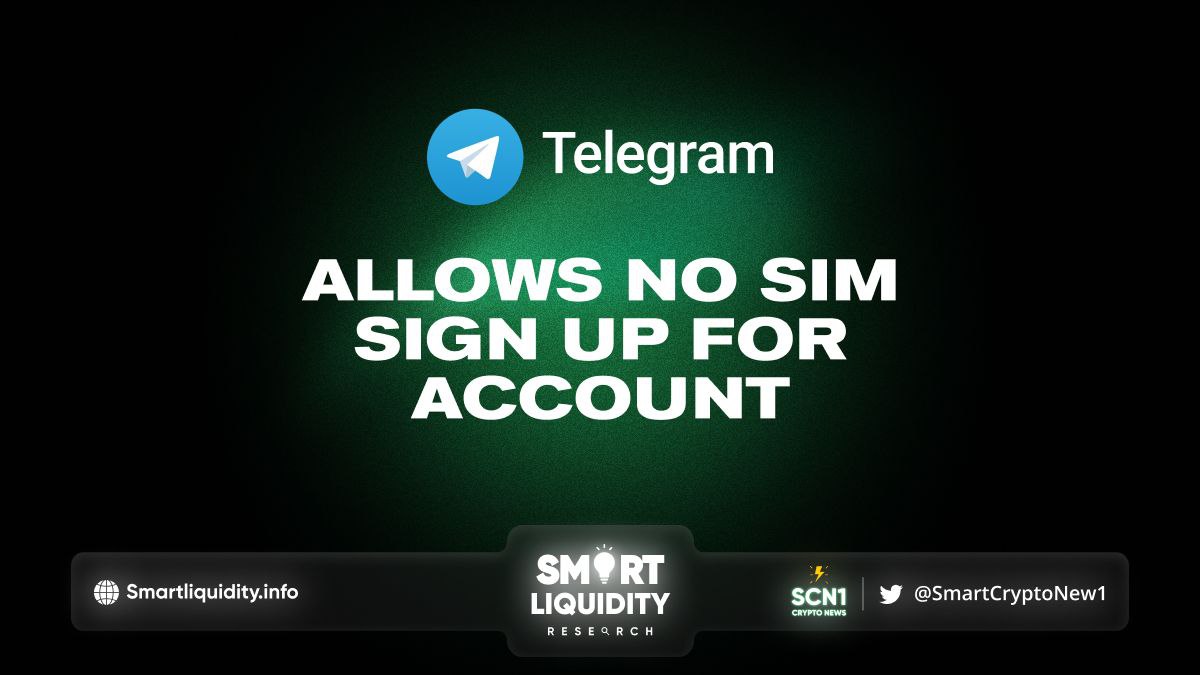 Telegram No SIM-Sign Up