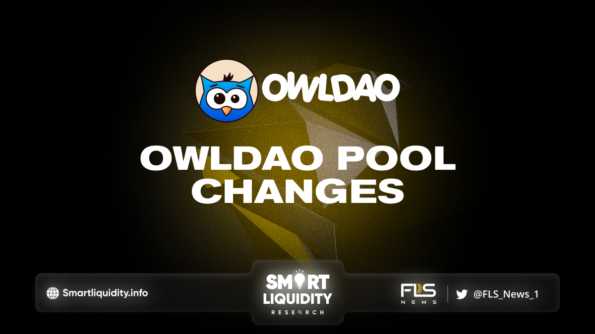 OwlDAO Pool Changes