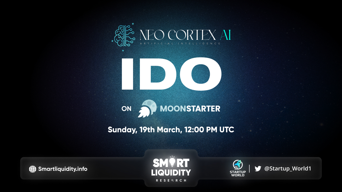 NeoCortexAI IDO on MoonStarter – Smart Liquidity Research