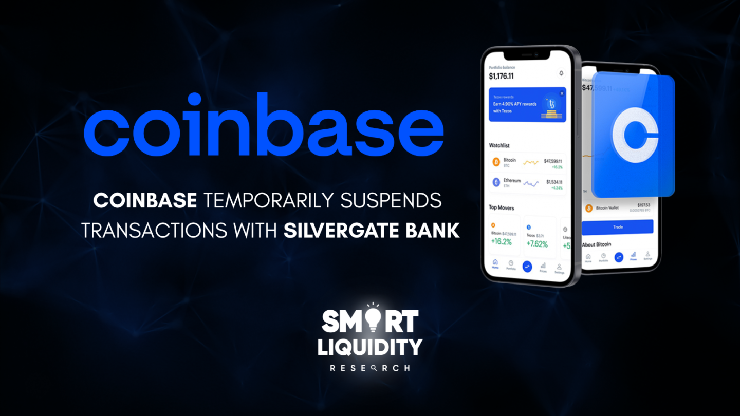 Coinbase Suspend Silvergate Bank Transactions