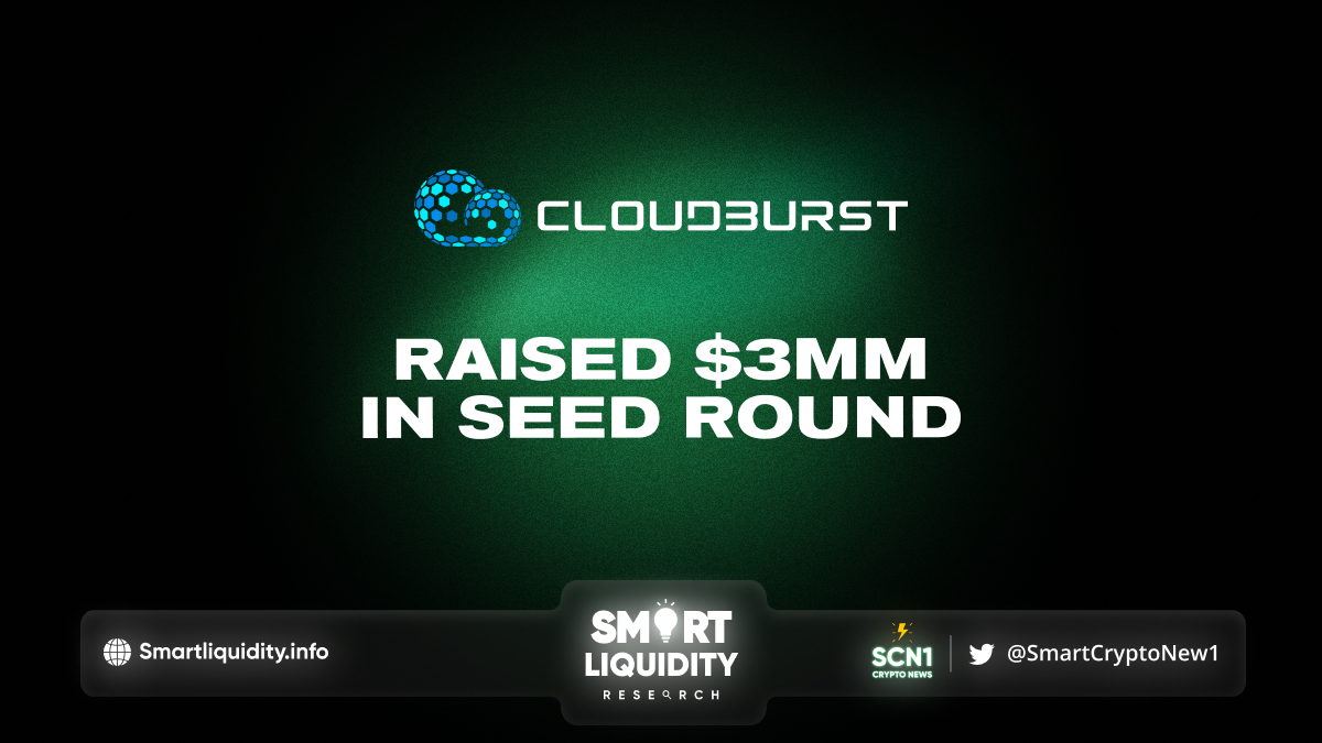 Cloudburst Raises $3M in Seed Funding