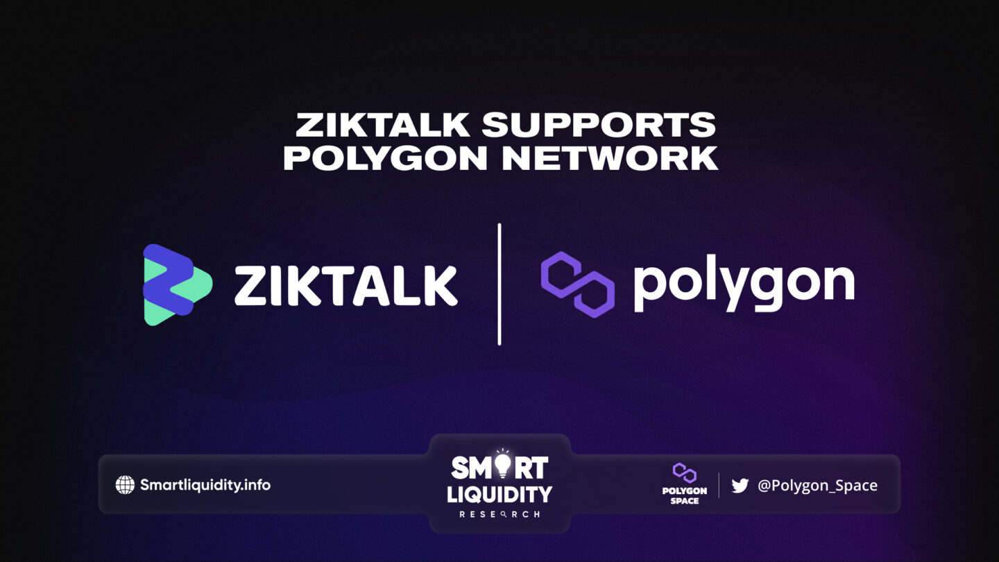 ZIKTALK supports Polygon