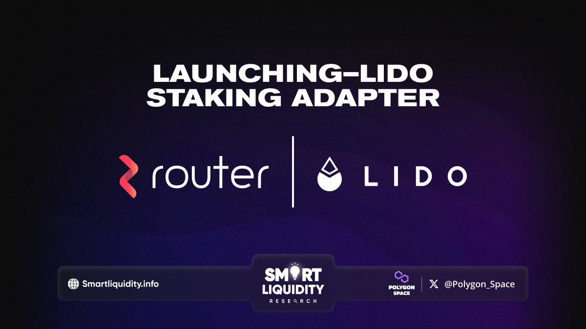 Launching Lido Staking Adapter.
