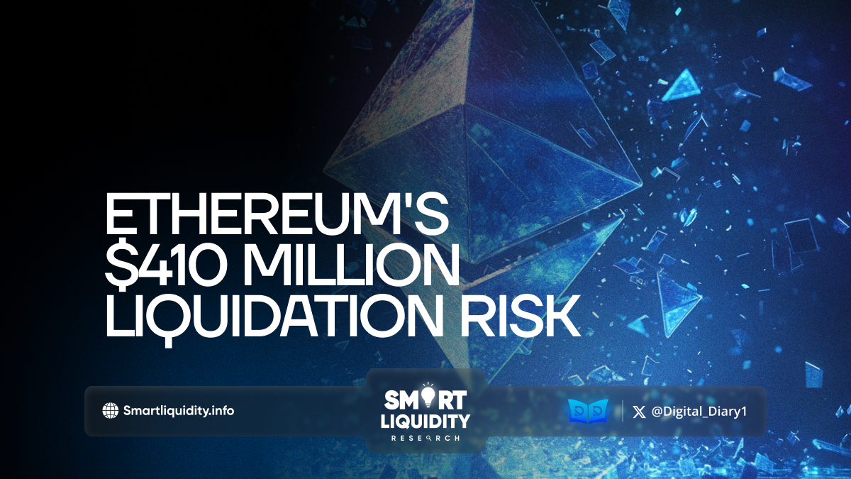 Ethereum's $410 Million Liquidation Risk