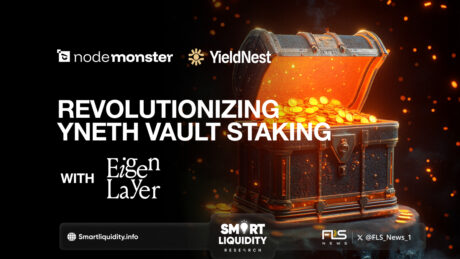 Node.Monster and YieldNestFi collaboration powering ynETH Vault staking with EigenLayer security and optimized yields.